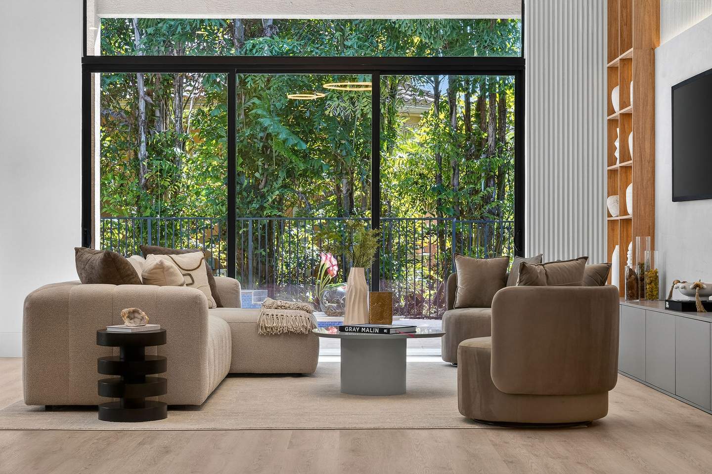 Interior living room — South Florida luxury residence