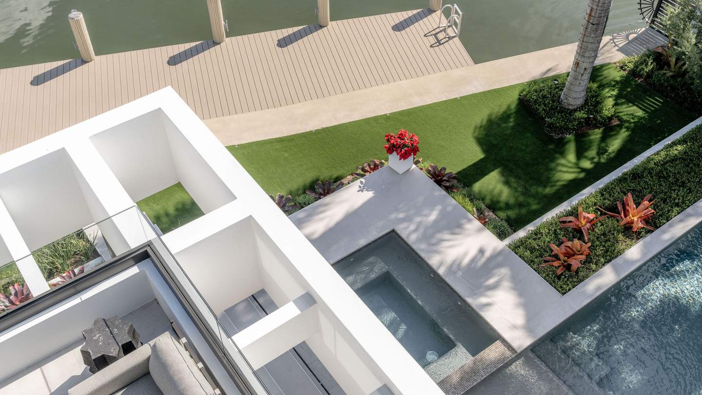 Dock and garden