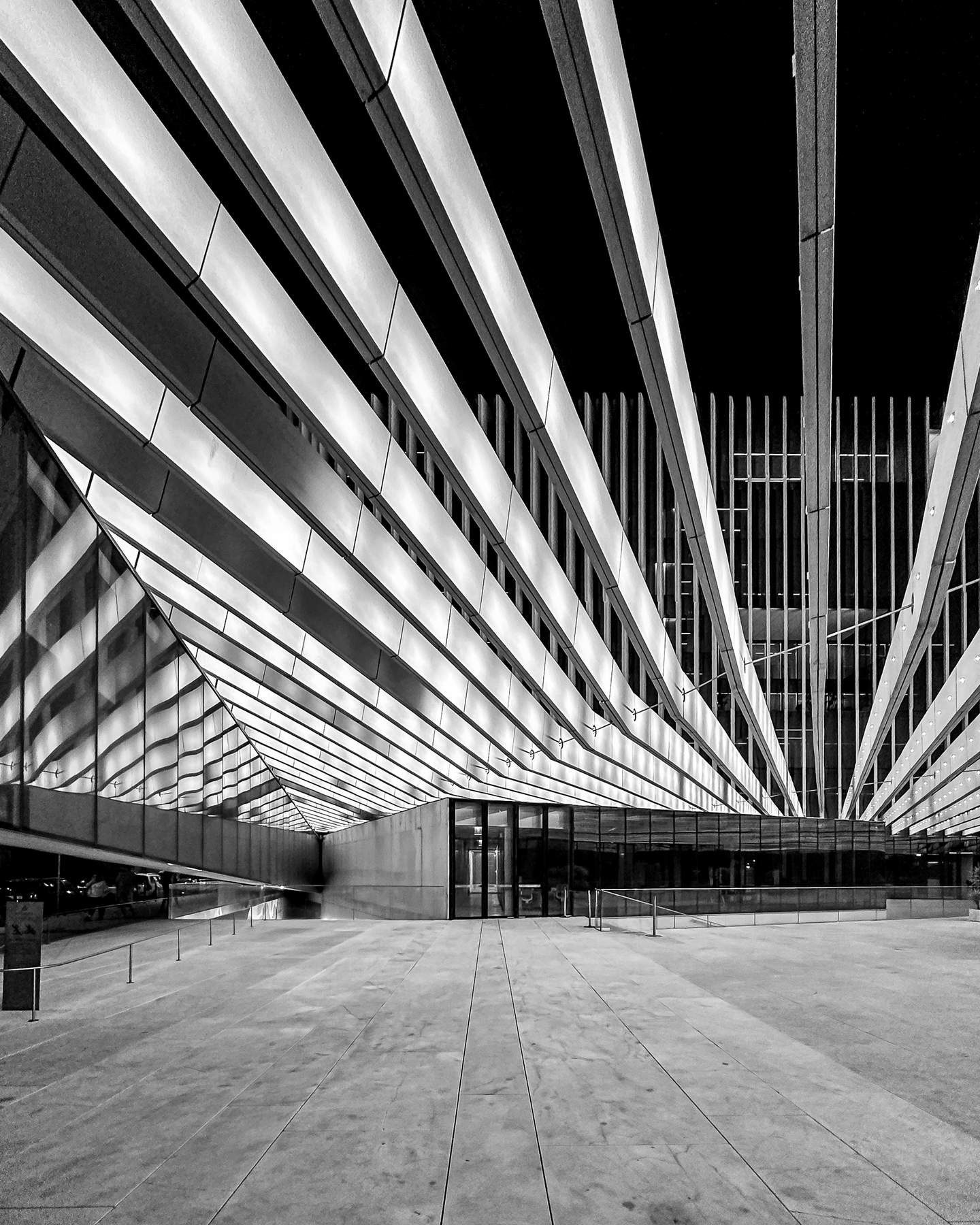 Commercial — angular entrance